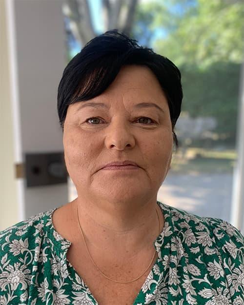 Client before mother of groom makeup — minimal makeup