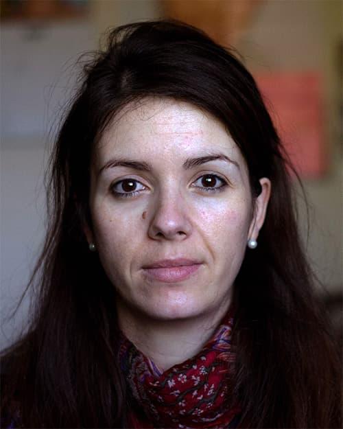 Client before makeup — fresh faced and natural