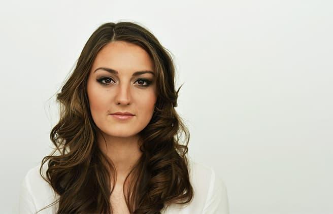 Beautiful bridal makeup with earthy tones in Winchester